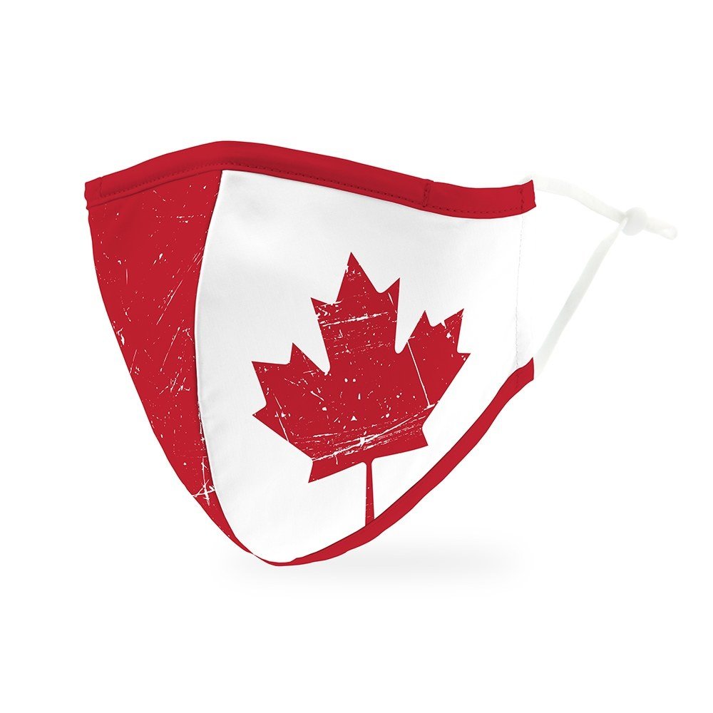 Caanadian flag adult face